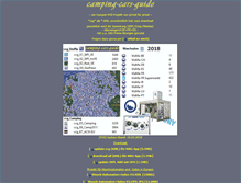Tablet Screenshot of camping-cars-guide.net